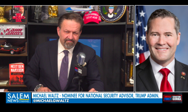 Our #1 job for President Trump. Michael Waltz with Sebastian Gorka on AMERICA First