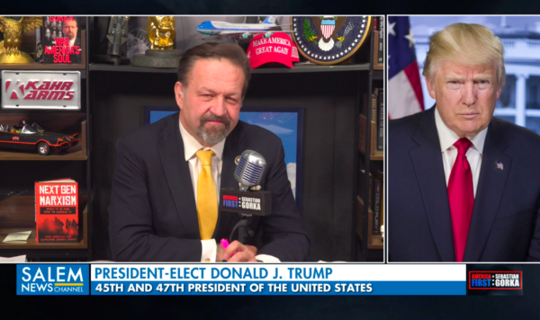 “I am vindicated.” President-elect Donald J. Trump on the last episode of Dr. G’s AMERICA First