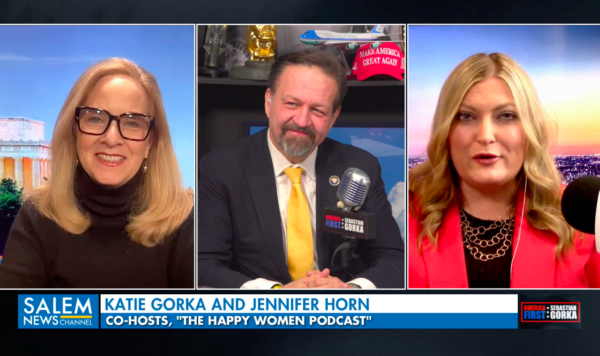 The defining moments of MAGA’s victory. Katie Gorka and Jennifer Horn with Sebastian Gorka on AMERICA First